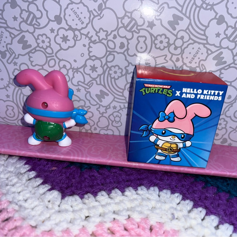 🫟3/$15 Hello Kitty and Friends x TMNT My Melody Leonardo McDonalds Toy - Picture 2 of 2